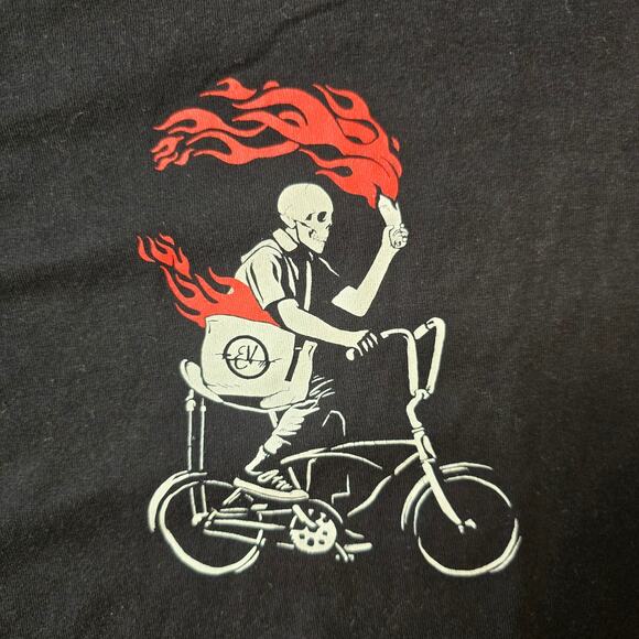 Eddie Vedder Size XL Black Cotton 2012 Tour Short Sleeve T Shirt - Picture 2 of 5